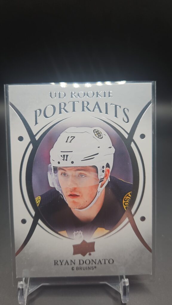2018-19 Upper Deck Series 1 UD Rookie Portraits Ryan Donato #P46 Card