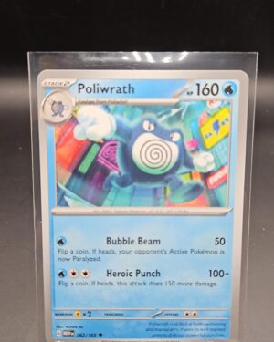 Poliwrath 062/165 Uncommon Scarlet and Violet 151 Pokemon TCG