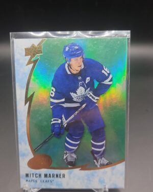 2019-20 Upper Deck Ice Base Green Parallel #40 Mitch Marner, rare parallel and mint for Maple Leafs fans