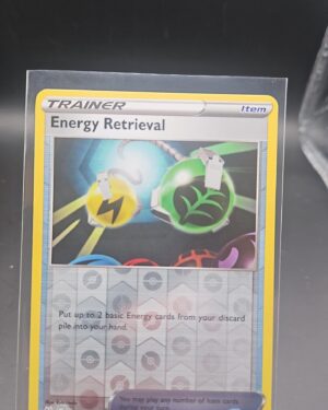 Reverse Holo Energy Retrieval 127/159 Common Crown Zenith Pokemon TCG