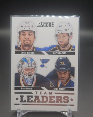 2013 Score #575 Blues Team Leaders Elliott Stewart Backes Reaves Card