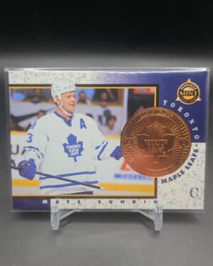 Mats Sundin Pinnacle Mint Bronze 1997-98 #10 Toronto Maple Leafs hockey card