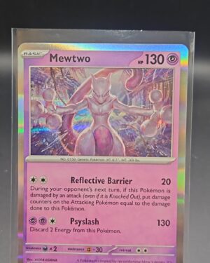 Mewtwo 150/165 Holo MEWen 151 English Pokemon Card
