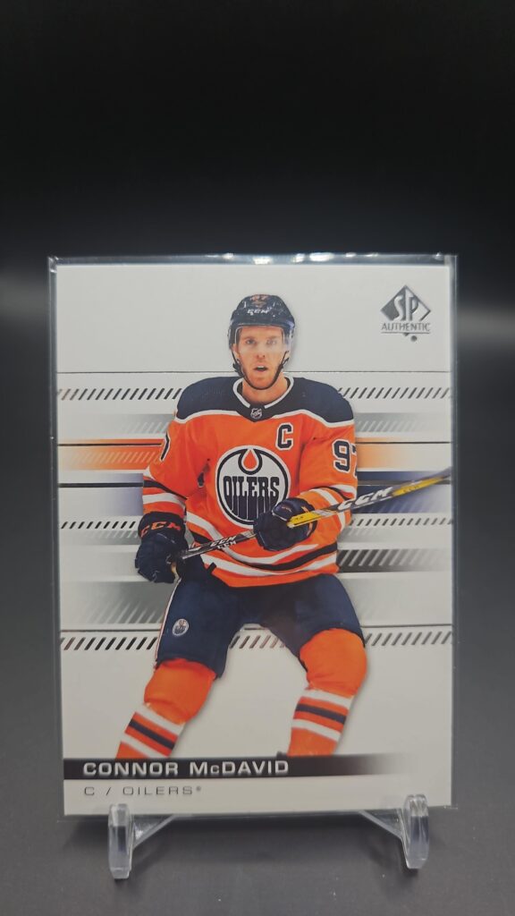 Connor McDavid 2019-20 SP Authentic #19 hockey card