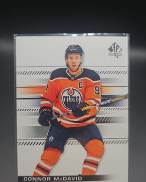 Connor McDavid 2019-20 SP Authentic #19 hockey card