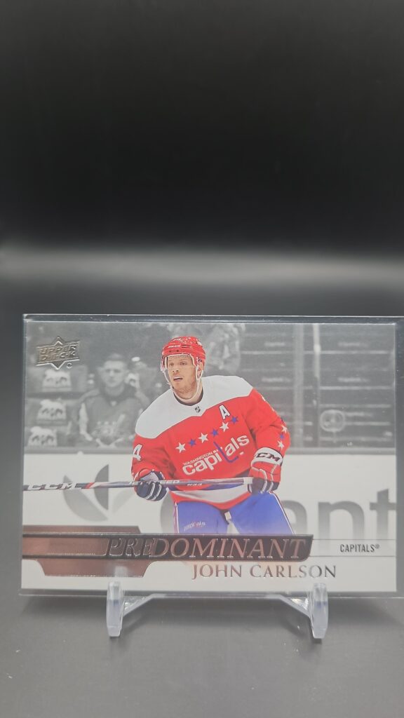 2020-21 Upper Deck Series 1 Predominant John Carlson #PR-33 Card