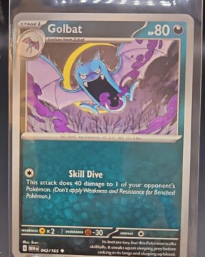Golbat 042/165 Scarlet & Violet 151 Pokemon TCG English