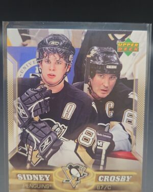 2005-06 Upper Deck Phenomenal Beginning Sidney Crosby #14, Penguins card, Crosby rookie season, Upper Deck insert