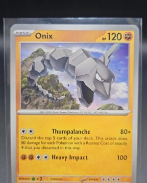 Onix 151 Scarlet & Violet Pokémon Card