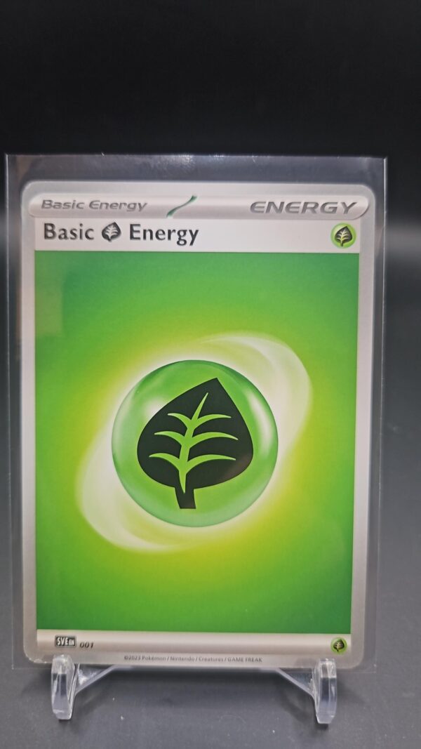2023 POKEMON SCARLET & VIOLET 151 GRASS ENERGY 001 NON HOLO