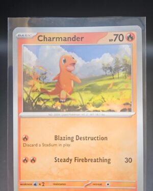 Charmander - 004/165 Violet and Scarlet 151 Common Pokemon Card