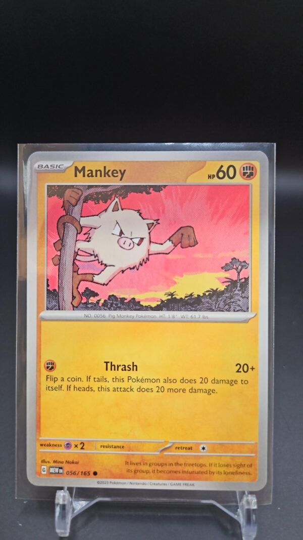 Mankey 056/165 Scarlet & Violet 151 Pokémon TCG English