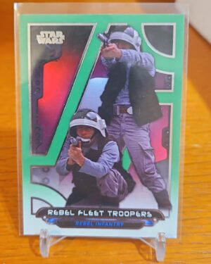 2017 Topps Star Wars Galactic Files Reborn Rebel Fleet Trooper s #ANH-4 /199 green