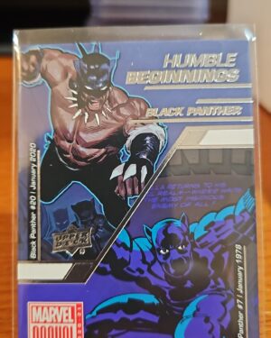 2020-21 Upper Deck Marvel Annual Humble Beginnings Black Panther #HB-4
