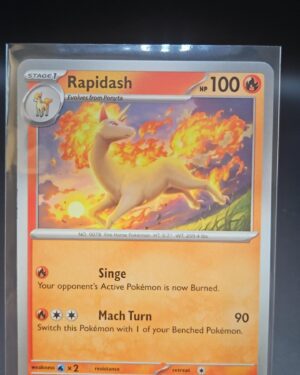 Rapidash 078/165 Scarlet & Violet 151 Uncommon Pokemon TCG