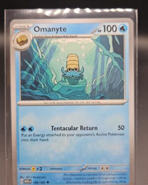 Omanyte 138/165 Uncommon Pokemon Scarlet%Violet 151 English