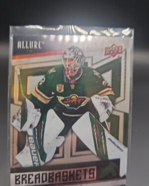 2021-22 Upper Deck Allure Breadbaskets Cam Talbot #BB-16, Wild goalie card, Breadbaskets insert, Upper Deck Allure hockey
