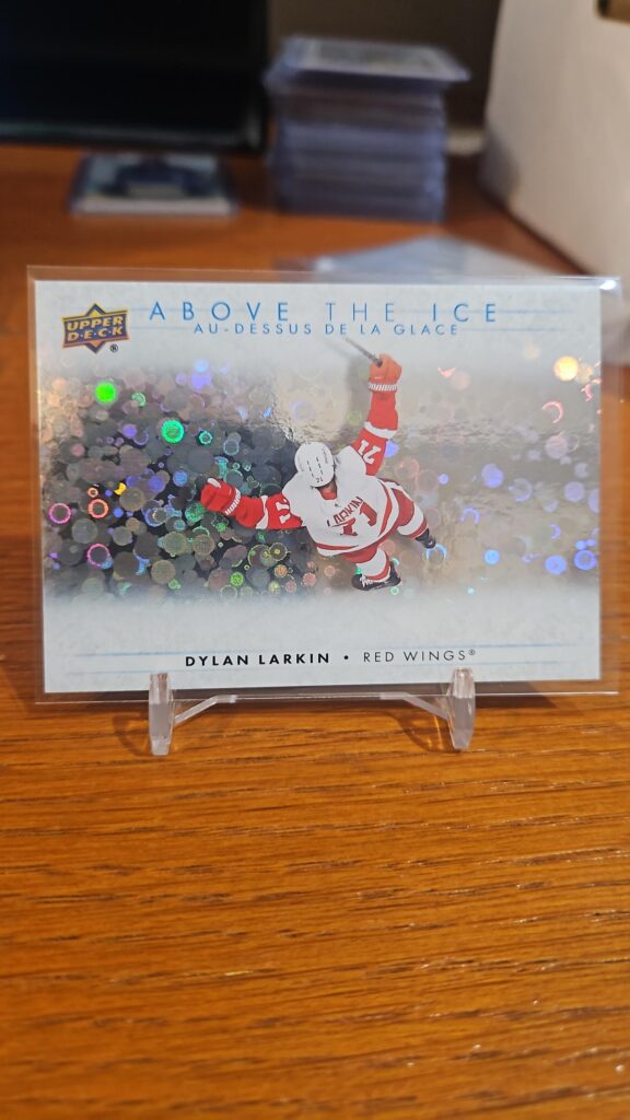 2024-25 Upper Deck Tim Hortons Above The Ice #AI-13 Dylan Larkin hockey card