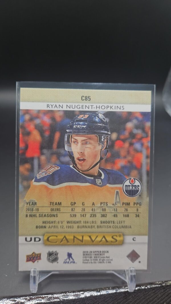2019-20 Upper Deck UD Canvas # C85 Ryan Nugent-Hopkins - Image 2