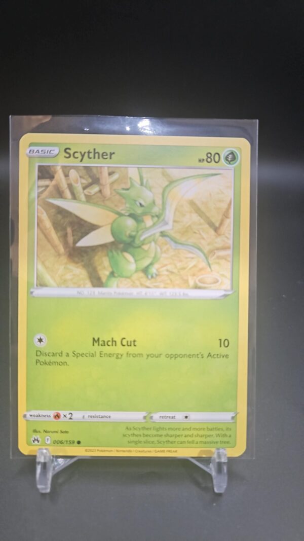 Scyther 006/159 Crown Zenith Pokemon Card NM