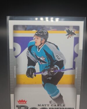 2006-07 Fleer Rookie Matt Carle #205 Card