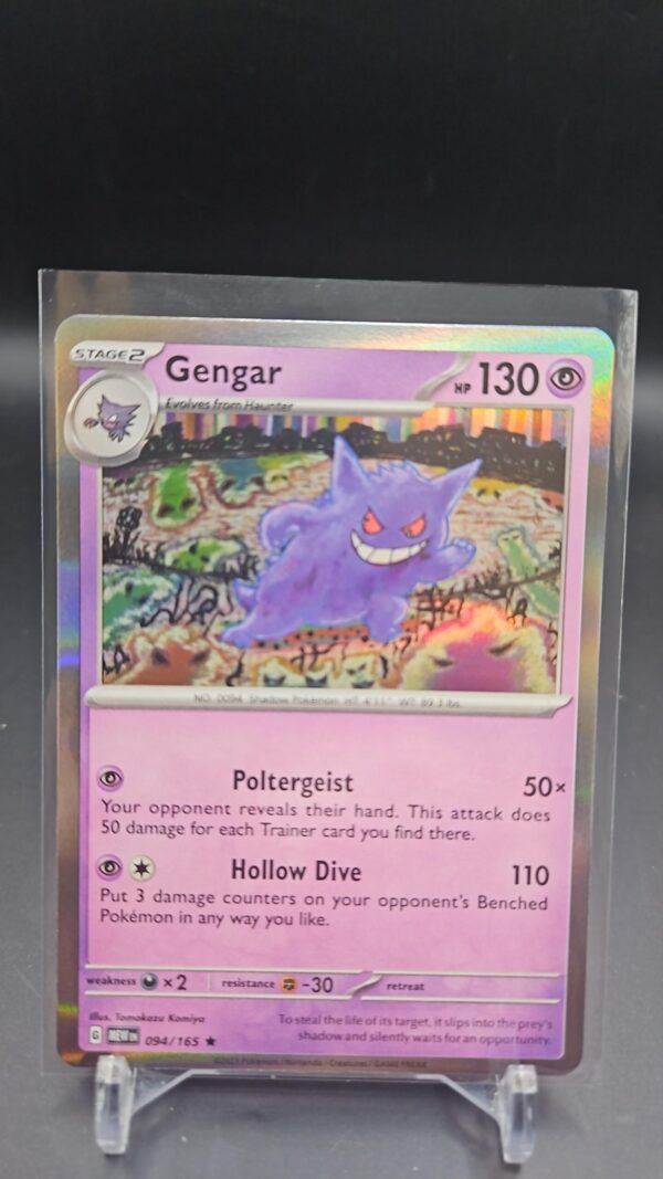 Genger 094/165 Rare Holo Pokemon S&V 151 English Trading Card TCG