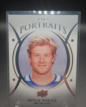2018-19 Upper Deck Series 1 UD Portraits Brock Boeser #P-6 Card
