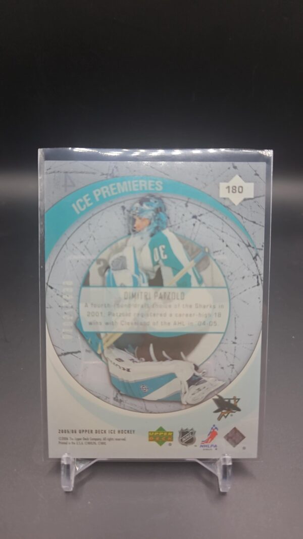 2005-06 Upper Deck Ice Premieres Rookie Dimitri Patzold /2999 RC Card# 180 - Image 2