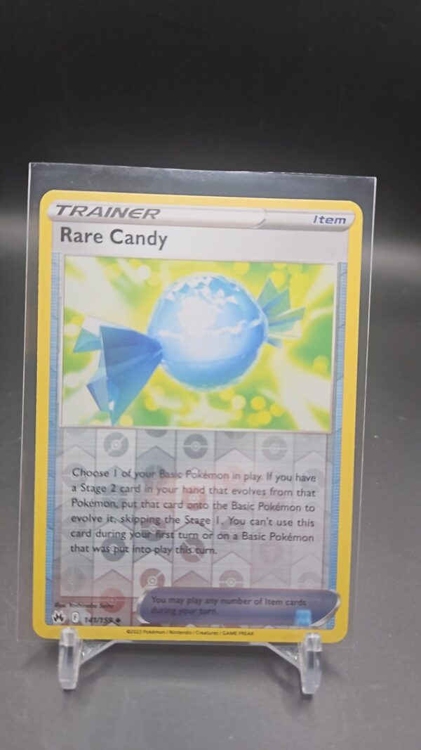 Rare Candy 141/159 Reverse Holo Crown Zenith Pokemon Card - NM