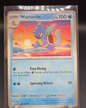Wartortle 008/165 Uncommon Pokemon Scarlet &Violet 151 English
