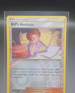 Bill’s Analysis 51/68 Reverse Holo Hidden Fates Pokémon Card Front