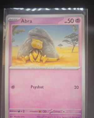 Pokemon TCG Abra 063/165 Scarlet and Violet 151 English