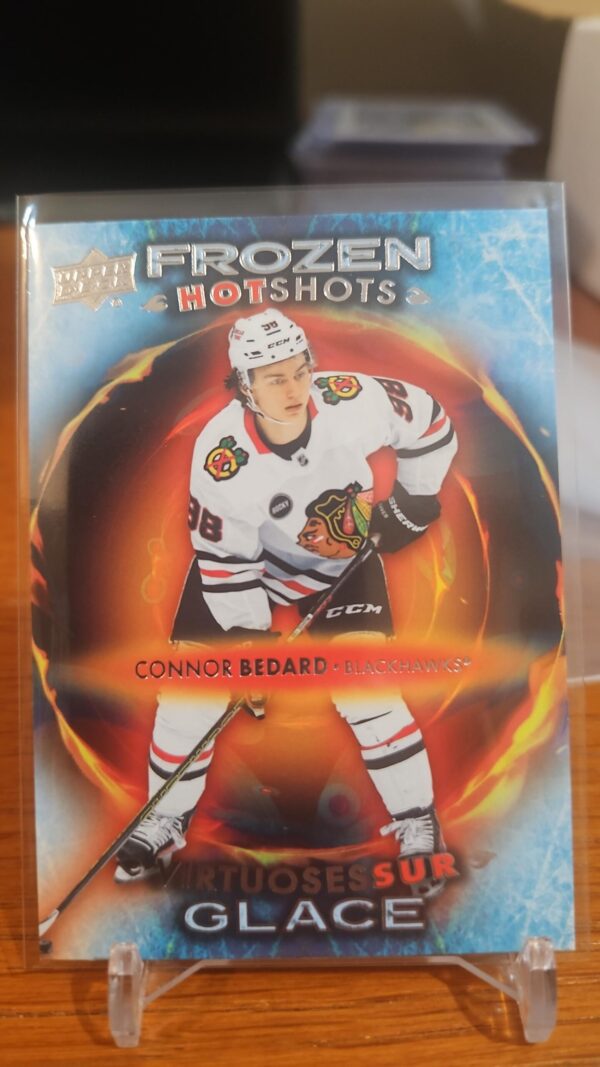 2024-25 UD Tim Hortons FROZEN HOTSHOTS CONNOR BEDARD # FH-5