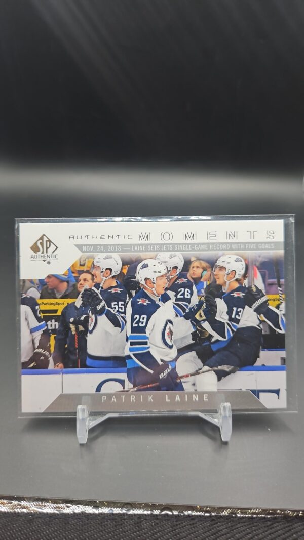 2018-19 UD SP Authentic Authentic Moments #116 Patrik Laine - Winnipeg Jets