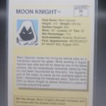 1990 Impel Moon Knight #26 Marvel Universe Trading Card Series 1 - Image 2