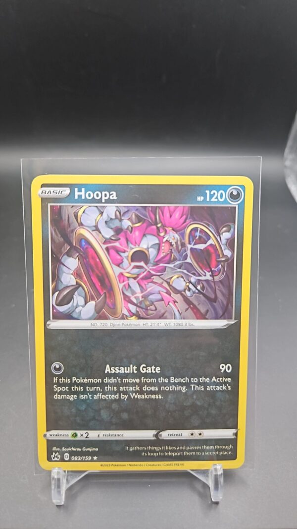 Hoopa 083/159 Holo Rare Crown Zenith Pokemon Card