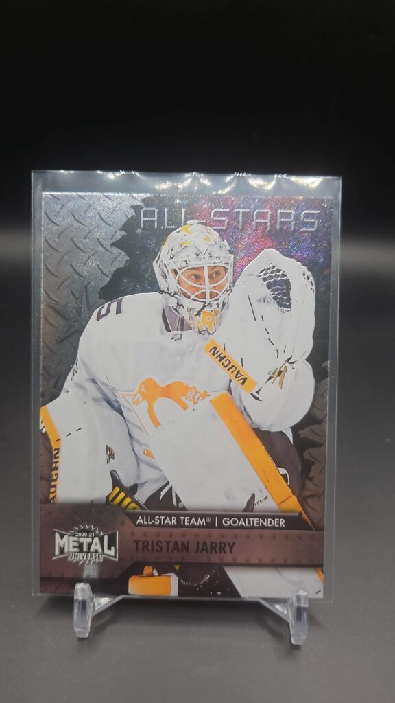 Tristan Jarry, Metal Universe, 2020-21, Skybox, All Stars, #166, Pittsburgh Penguins