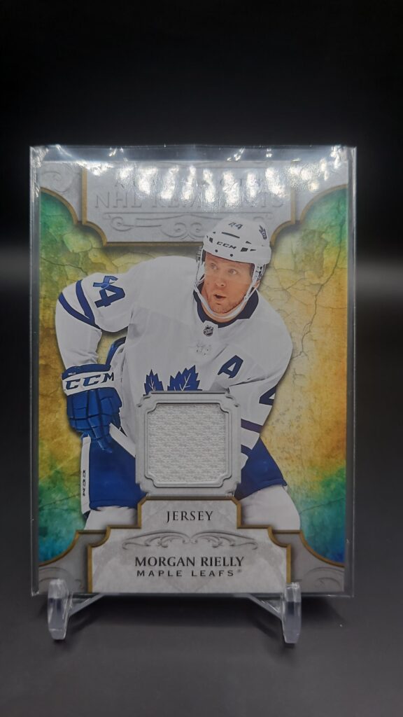 Morgan Rielly Artifacts NHL Remnants 2020-21 #NR-MR Toronto Maple Leafs jersey memorabilia card