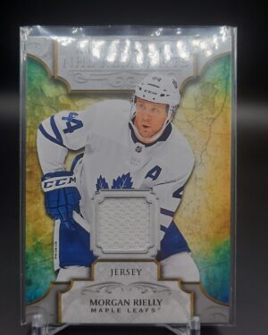 Morgan Rielly Artifacts NHL Remnants 2020-21 #NR-MR Toronto Maple Leafs jersey memorabilia card