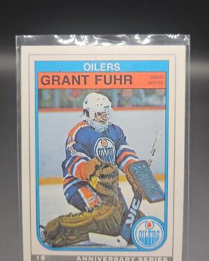 Grant Fuhr 1992 O-Pee-Chee Anniversary Series #105 hockey card