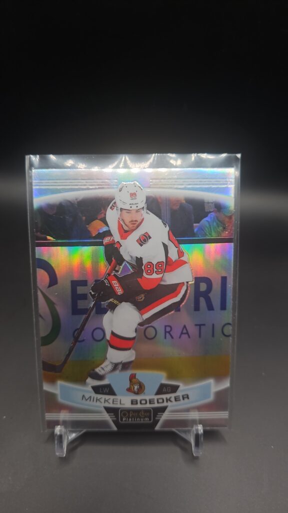 2019-20 O-Pee-Chee Platinum Rainbow Mikkel Boedker #38 Card