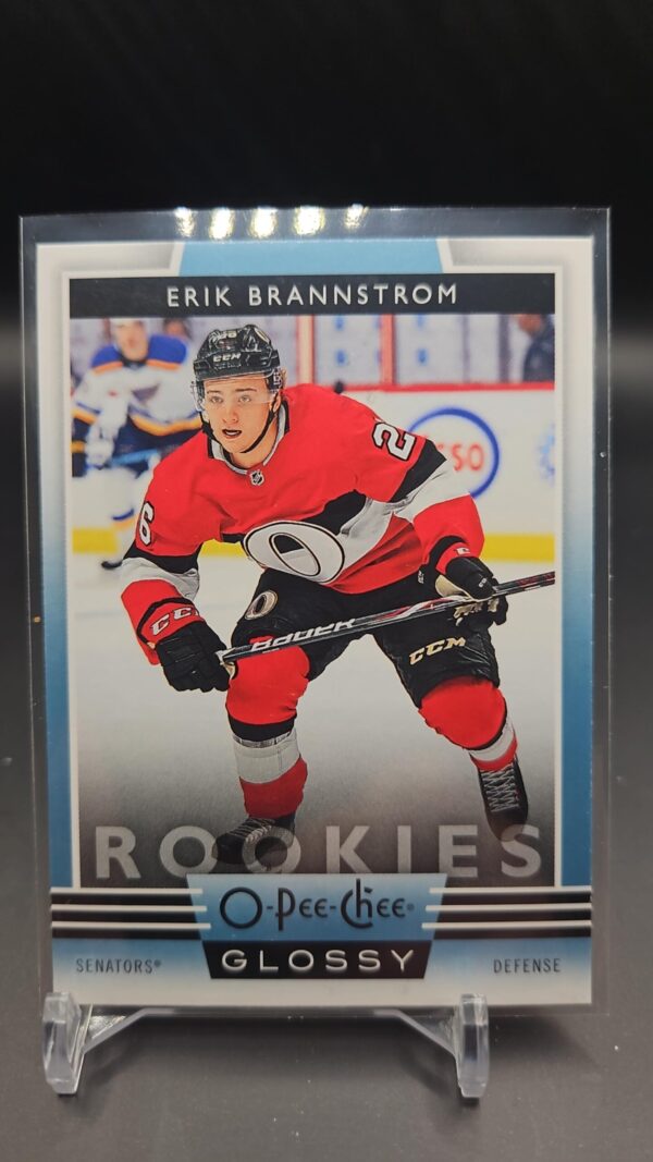 19-20 UD Series 1 Hockey Opee Chee Glossy Rookies R-2 Erik Brannstrom