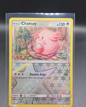 Chansey 46/68 NM Reverse Holo Hidden Fates Near Mint Foil Pokemon TCG Set Card