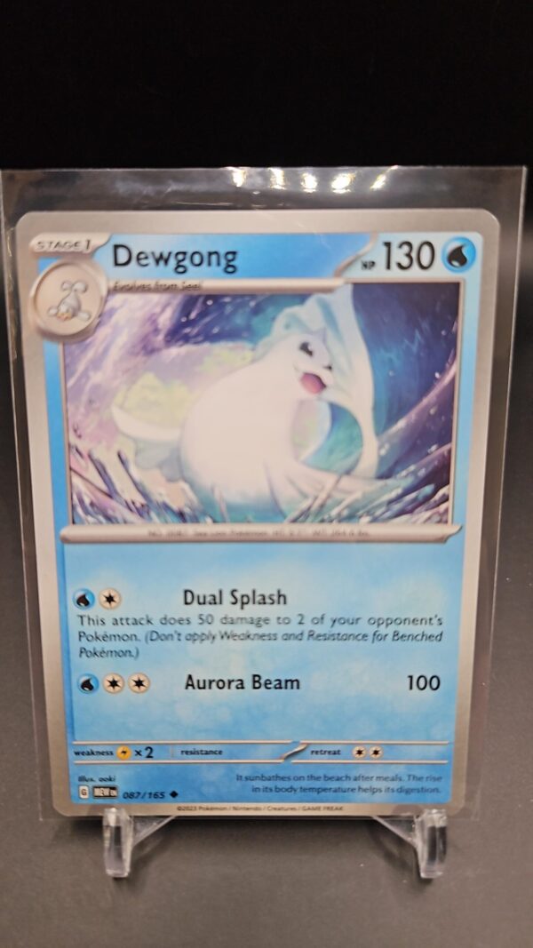 Dewgong 087/165 Uncommon Scarlet & Violet 151 Pokemon tcg