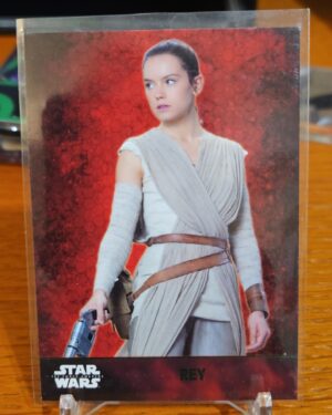 2015 Topps Star Wars: The Force Awakens Series 1 Lightsaber Green Rey