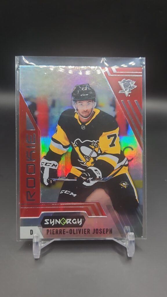 2020-21 Upper Deck Synergy Red Rookie Pierre-Olivier Joseph #114 Card