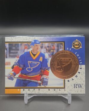 1997-98 Pinnacle Mint Bronze Brett Hull #23 Card