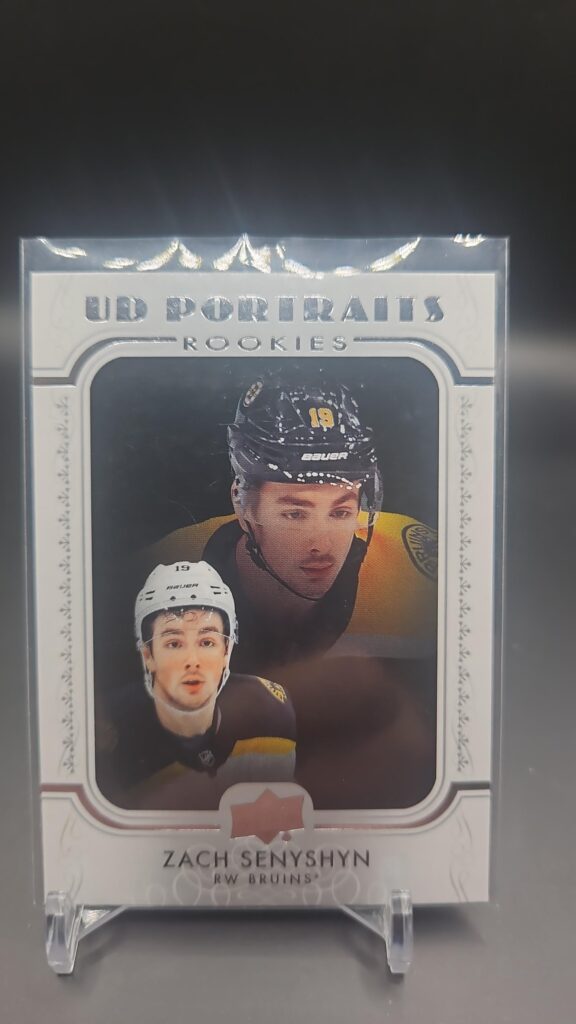 2019-20 Upper Deck Series 2 UD Portraits Rookies Zach Senyshyn #P-44 Card