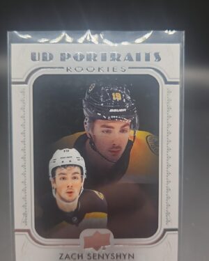 2019-20 Upper Deck Series 2 UD Portraits Rookies Zach Senyshyn #P-44 Card