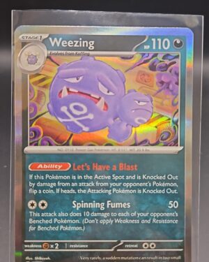 Weezing 110/165 Holo Pokemon Scarlet & Violet 151 English